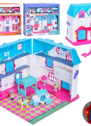 Будиночок іграшковий з меблями та фігурками 2219-3-7