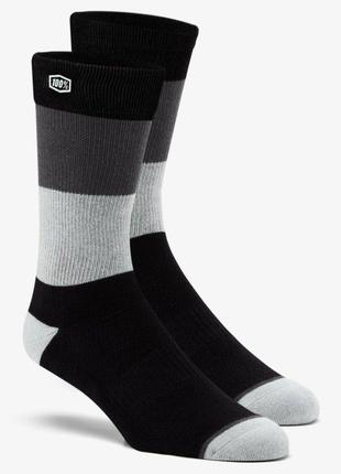 Шкарпетки Ride 100% TRIO Socks (Black), L/XL, L/XL
