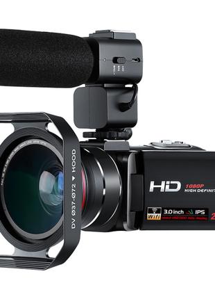 Камера цифровая ORDRO HDV-Z20 1080p с WiFi Черный