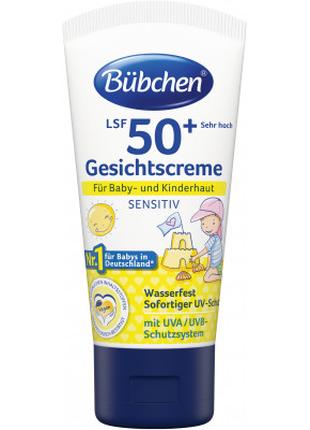 Детский крем Bubchen Sensitive для лица SPF 50+ 50 мл (3101073)