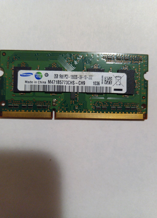 Оперативна пам'ять DDR3 10600s 2GB