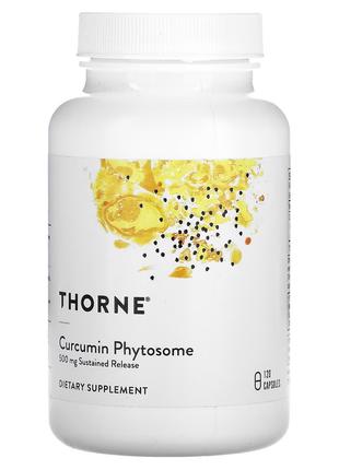 Фитосомы Куркумина, 500 мг, Curcumin Phytosome, Thorne Researc...