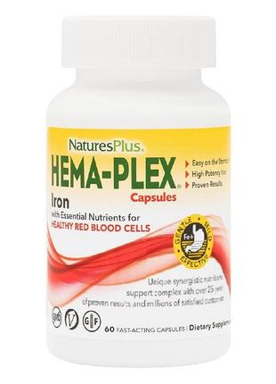 Комплекс для Підтримки Оптимального Здоров'я Крові, Hema-Plex,...