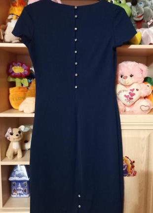 Новое темно-синее платье ог 90 см, об 98 см