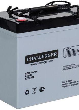 Аккумулятор Challenger A12-55 AGM