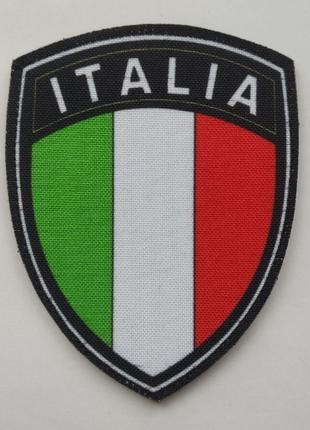 Шеврон флаг Италии "Italia" Шевроны на заказ Военные шевроны н...