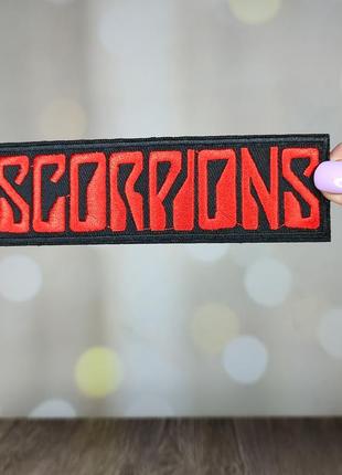 Нашивка, патч "scorpions. скорпионс"