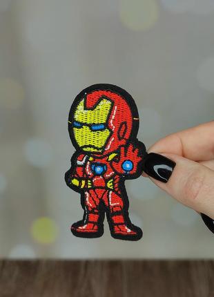 Нашивка, патч "железный человек. iron man. марвел. marvel"  (н...