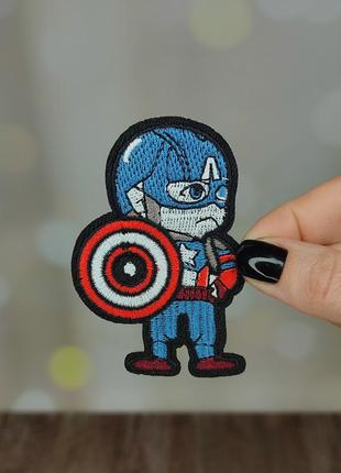 Нашивка, патч "капитан америка. captain america. марвел. marve...