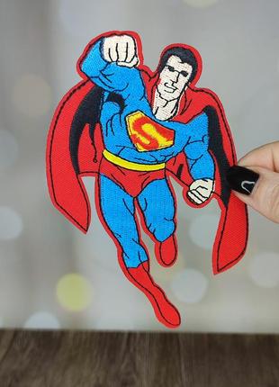 Нашивка, патч "супермен. superman. дс. dc"  (наш0072)