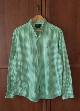 Винтажная мужская рубашка polo by ralph lauren vintage