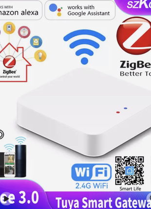 Шлюз Умного Дома WiFi Tuya Zigbee концентратор Smart Life