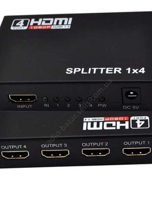 Коммутатор HDMI 1*4 - Splitter HDMI 1*4