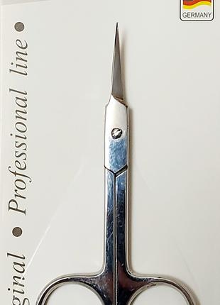 Ножиці для шкіри Luxury 20 мм. загнуті для кутикули spc01
