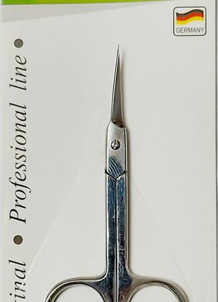 Ножиці для шкіри Luxury 20 мм. загнуті для кутикули spc05