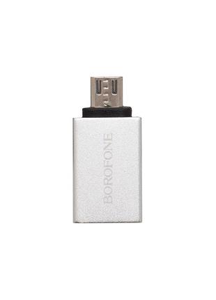 Переходник адаптер Borofone BV2 USB-A to Micro-USB OTG USB 3.0...