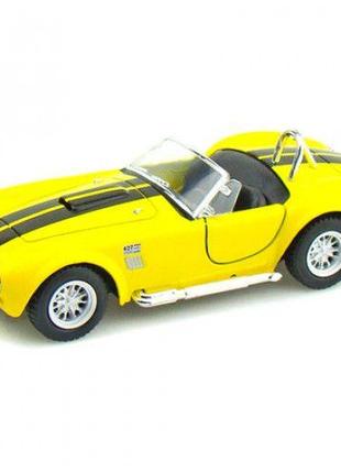Машинка KINSMART "Shelby Cobra 427" (желтая)