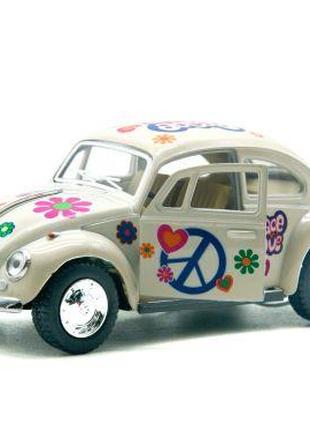 Машинка KINSMART "Volkswagen Beetle" (белая)