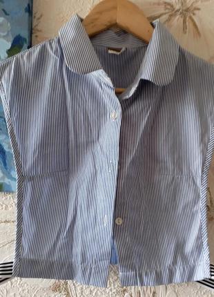 Рубашка блуза с открытыми боками