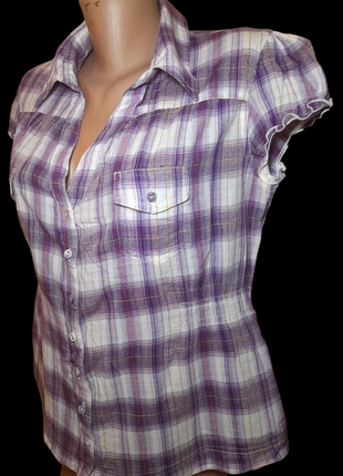 Женская легкая блуза рубашка 100%cotton