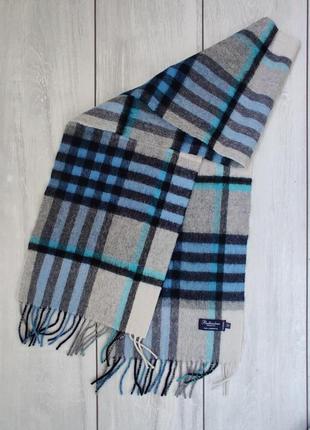 Вовняний шарф базового кольору унісекс шотландія ballantrae ed...