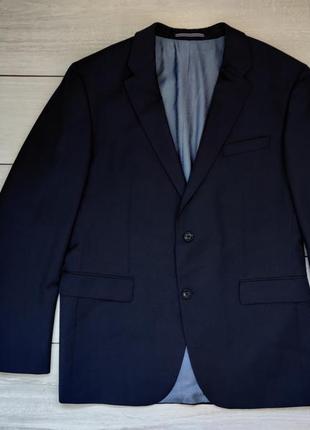 Чоловічий якісний вовняний піджак преміального бренду 54 р