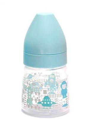 Бутылочка для кормления, 125 мл, 0 месяцев, голубой [tsi140963...