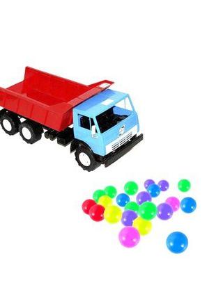Машинка "Самоскид" з кульками (синя) [tsi104244-ТSІ]
