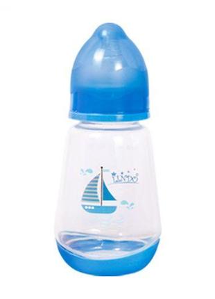 Пляшка для годування, 150 мл, 0 місяців, синій [tsi140950-ТSІ]