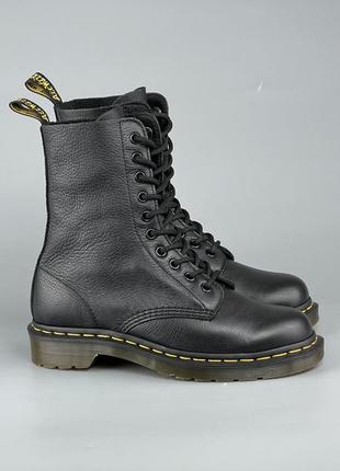 Кожаные высокие ботинки ботинки на шнуровке dr.martens 1490 ма...