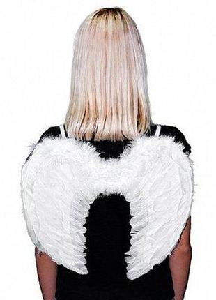 Крила ангела крила янгола дитячі дорослі білі, 50х40 см