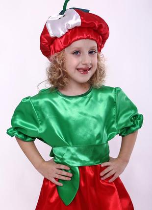 Карнавальный костюм яблоко №2 (девочка)