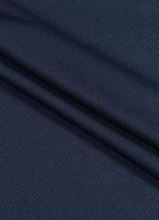 Ткань микро лакоста для спортивных футболок шортов темно-синяя