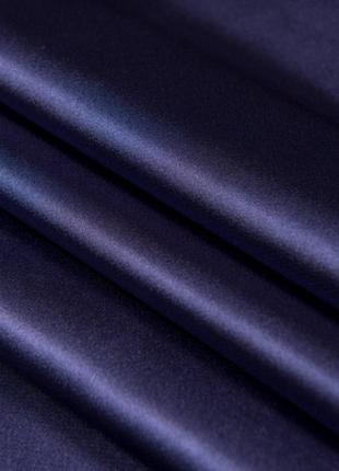 Атлас лайт софт щільний темно-мережевий фіолетовий для одягу