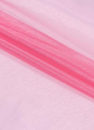 Ткань органза фрезово-розовая