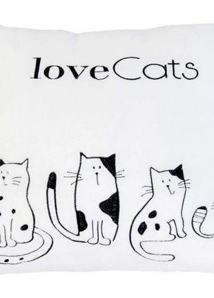 Подушка "Love cats" [tsi127597-ТSІ]
