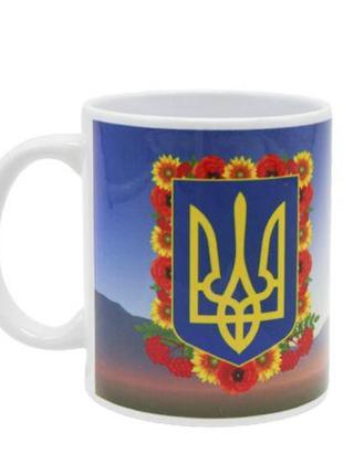 Чашка "Украина в цветах" [tsi185873-ТSІ]