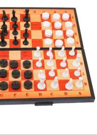 Набор 2 в 1 (шашки и шахматы) [tsi33966-ТSІ]