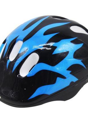 Детский защитный шлем для спорта, синее пламя [tsi208398-ТSІ]