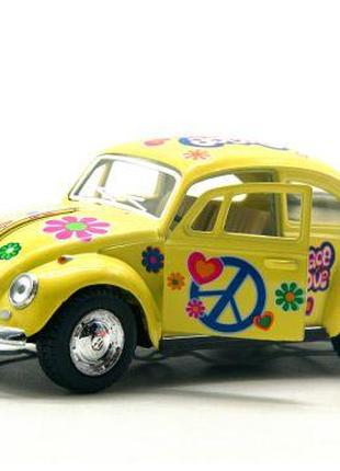 Машинка KINSMART "Volkswagen Beetle" (желтая) [tsi108918-ТSІ]