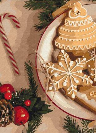 Картина по номерам "Бубшкино печенье на Рождество©Оксана Вороб...