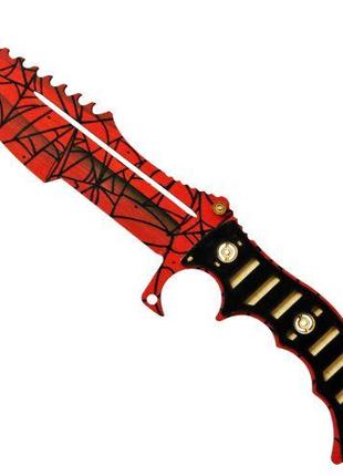 Нож Охотничий "CS GO (Crimson web)" [tsi160432-ТSІ]