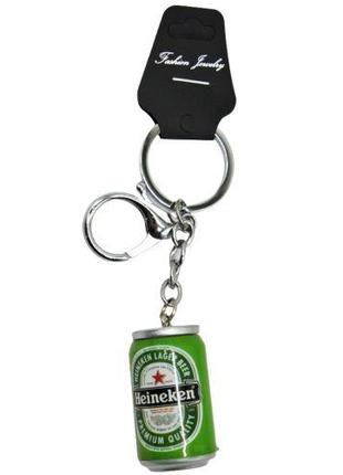 Брелок пластиковый "Банка пива Heineken" [tsi203593-ТSІ]