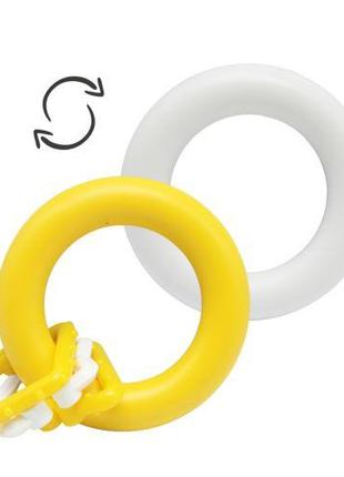 Погремушка "Кольцо с колечками", бело-желтый [tsi193376-ТSІ]