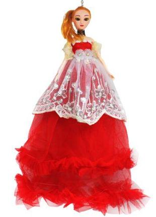 Кукла в длинном платье с вышивкой, красный [tsi207546-ТSІ]