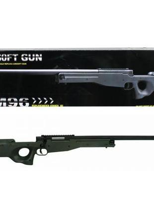 Игрушечная снайперская винтовка на пульках (зеленая) [tsi20471...