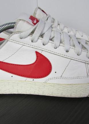 Кроссовки nike blazer low (gs) white (cz7106-100)