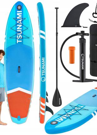 Надувная SUP доска TSUNAMI 320 см с веслом Lagoon T02