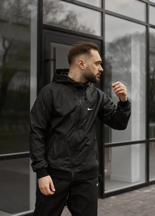 Ветровка nike windrunner jacket черный