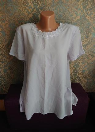 Женская блуза большой размер батал 50 /52/54 блузка блузочка